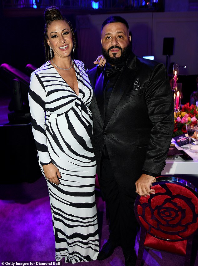 Going hard: Nicole Tuck and husband DJ Khaled appear in September 2019 in New York City