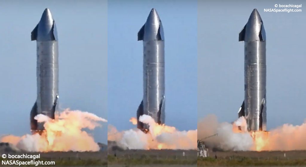 SpaceX Starship launched the Raptor engines three times in one day

